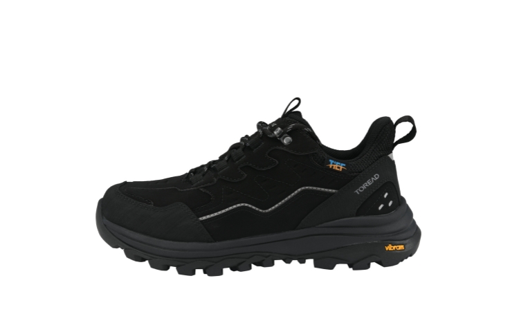 TOREAD Sports Cushioning Abrasion Resistant Breathable Waterproof Slip Resistant Low top Outdoor Shoes Women’s Black