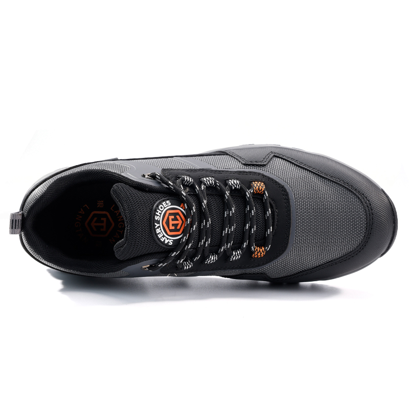LANGTAN Impact Resistant And Abrasion Resistant Low top Outdoor Shoes Unisex Black