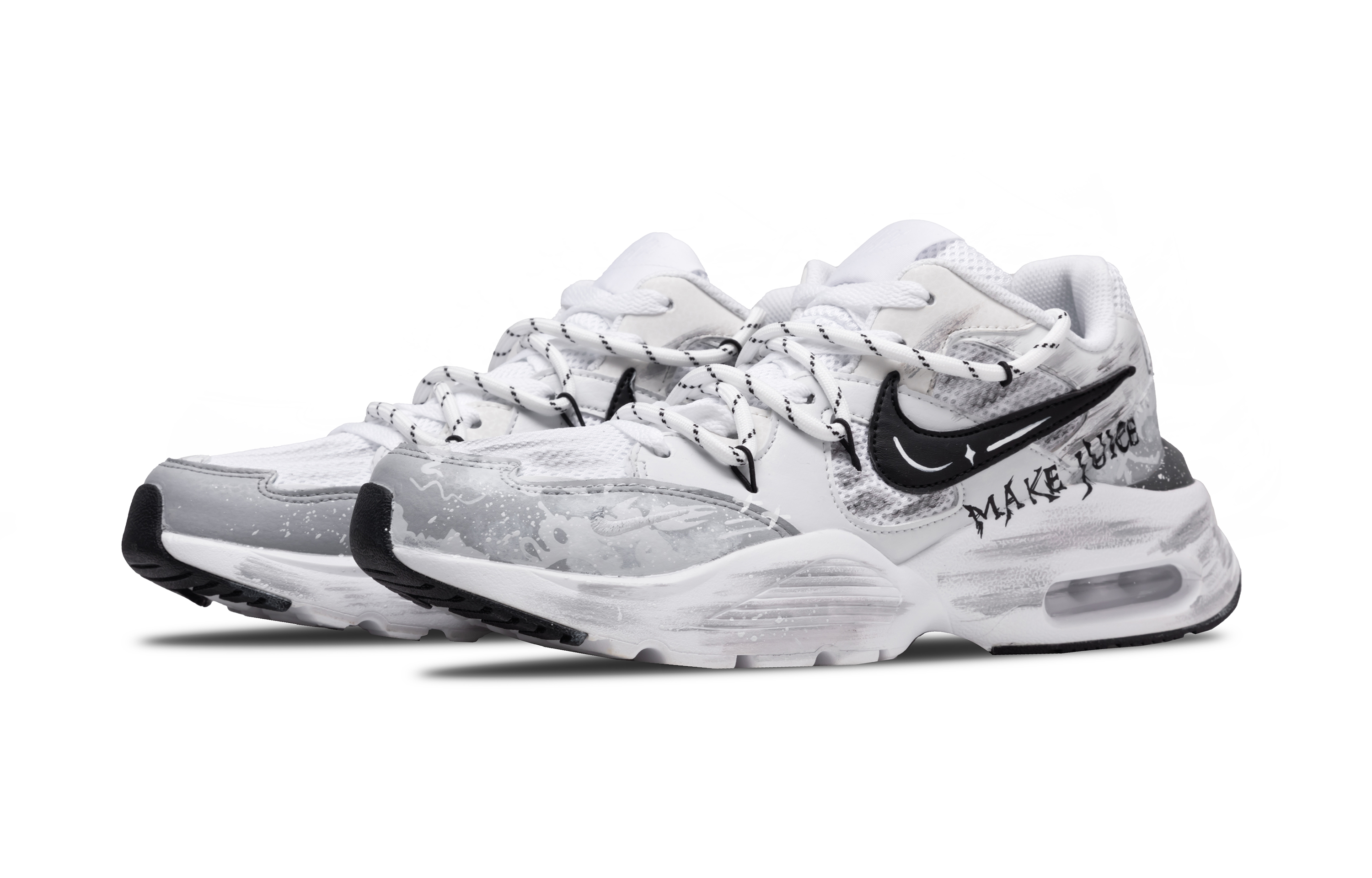 Nike Air Max Fusion Cushioning Low top Running Shoes Men’s Light Gray