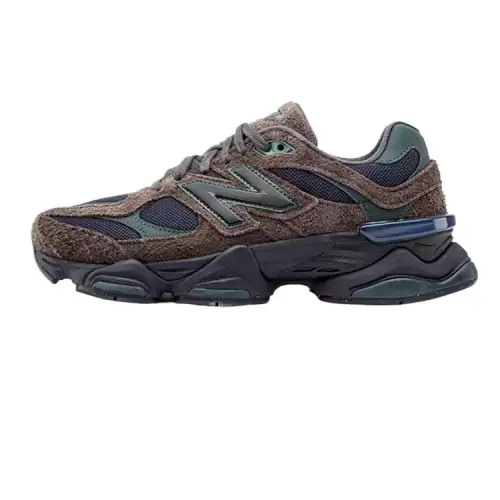 New Balance NB 9060 Low top Chunky Sneakers Unisex Green Brown