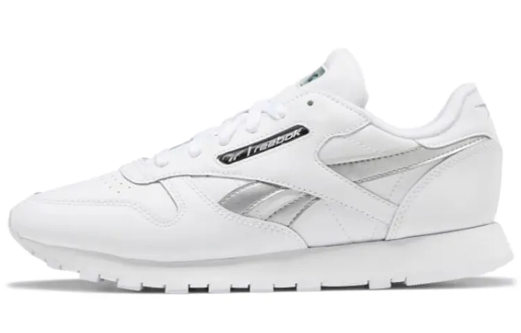 Reebok Wmns Classic Leather 'White Silver Metallic' Women's