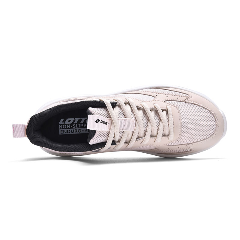 LOTTO Sportlife Lightweight, Breathable, And Slip Resistant Low top Casual Running Shoes Women’s Pink