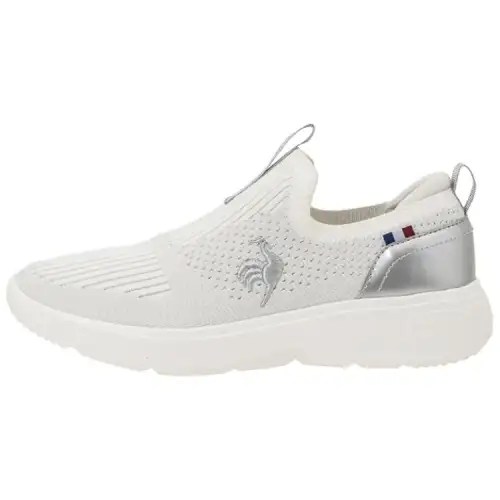 Le Coq Sportif Cushioning Low top Casual Running Shoes Women's White Silver