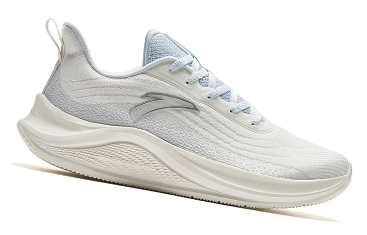 Anta Slip Resistant Abrasion Resistant Low top Casual Running Shoes Women’s Ivory White Light Mist Gray