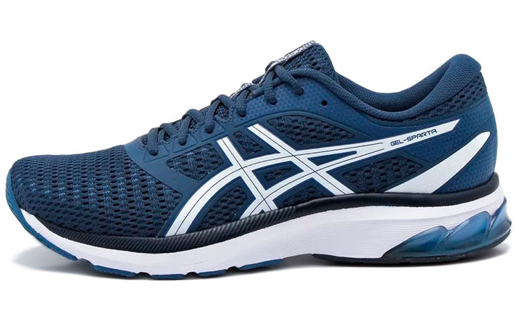 Asics Gel Sparta Breathable Low top Running Shoes Men's Blue White