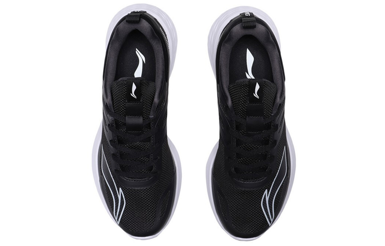 Li Ning Comfortable Textile, Synthetic Leather Slip Resistant, Abrasion Resistant, Breathable Low top Running Shoes