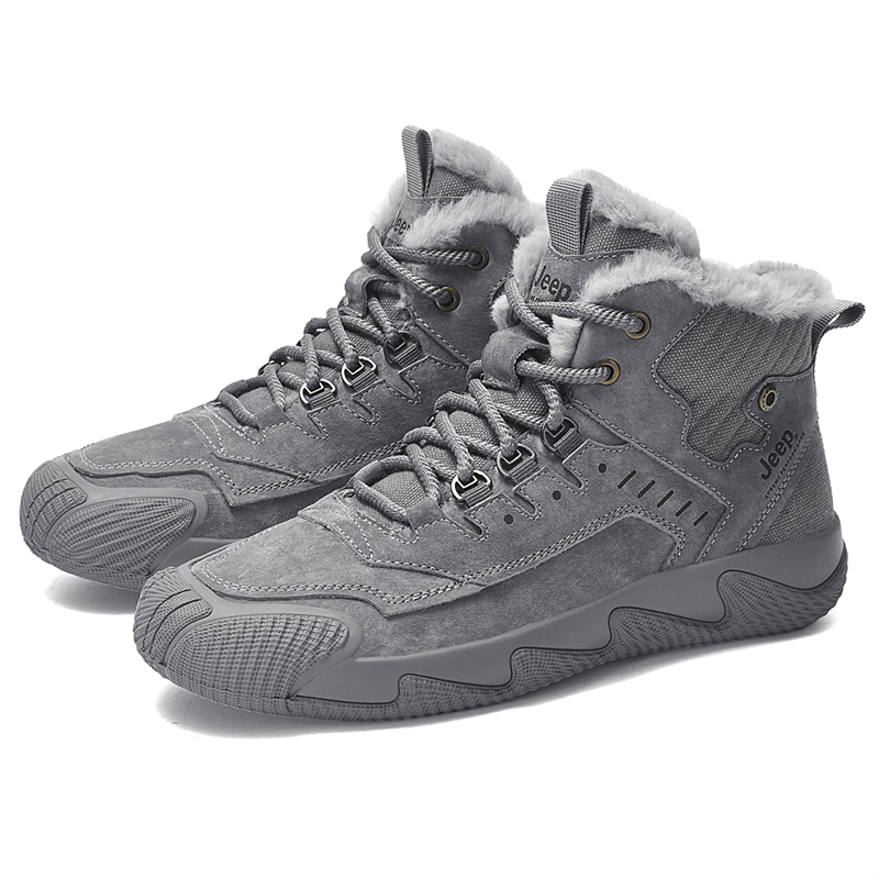 Jeep Fabric High top Outdoor Shoes Men’s Gray