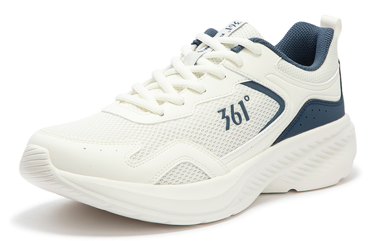 361° Blade Leaf 2.0 Cushioning Slip Resistant Abrasion Resistant Breathable Low top Running Shoes Men’s Nostalgic Blue