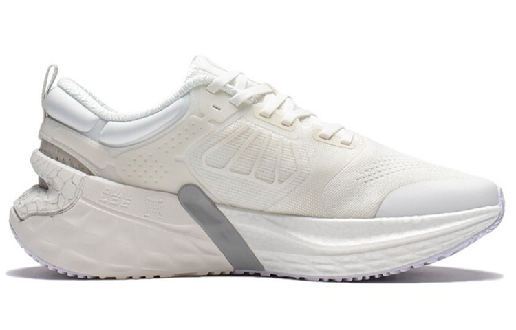 Li Ning Furious Rider 6.0 Cushioning Slip Resistant Abrasion Resistant Low top Running Shoes Men’s Mist White