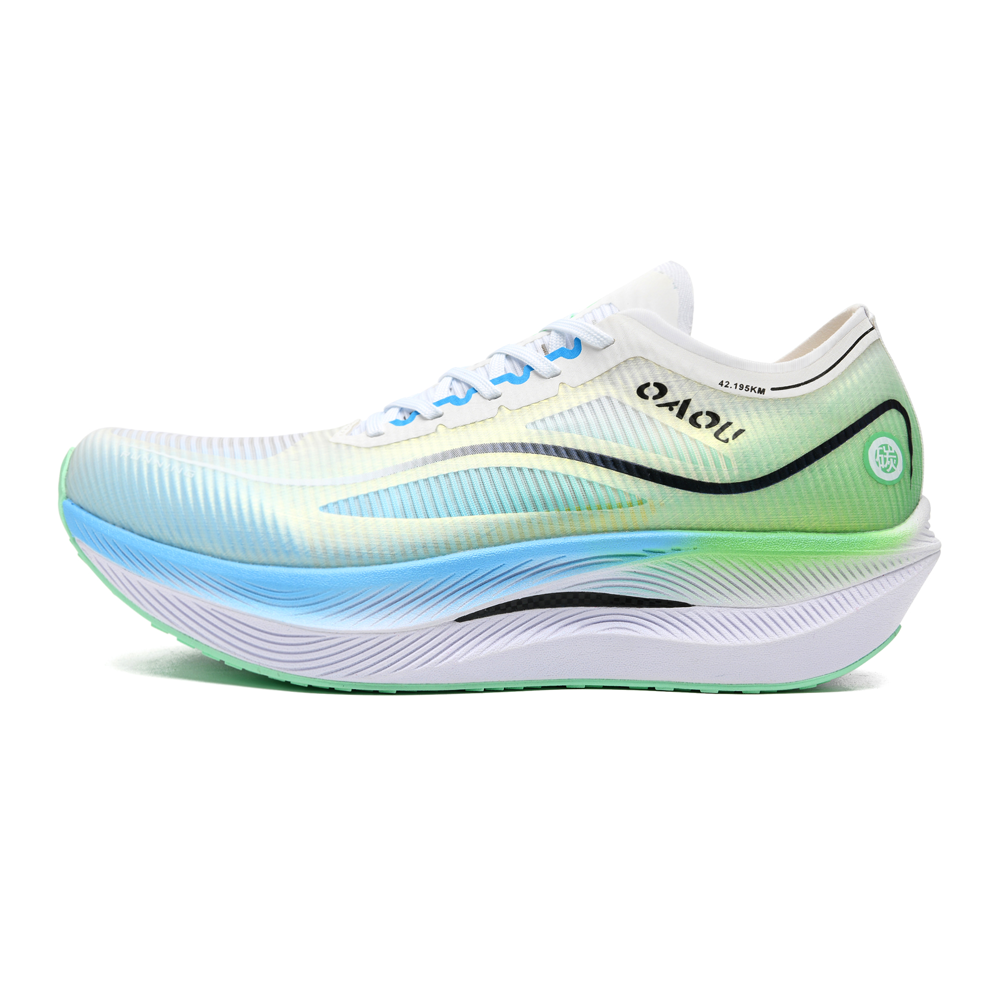 OAOU Somersault Cloud 3.0pro supercritical full-length nylon plate, professional marathon racing, middle school physical examination track and field training, high wear and durability, high rebound propulsion, running shoes, same style for men and women, Zeya Blue