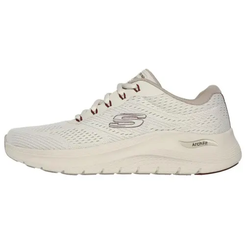 Skechers ARCH FIT 2.0 Low top Casual Running Shoes Men's Ecru