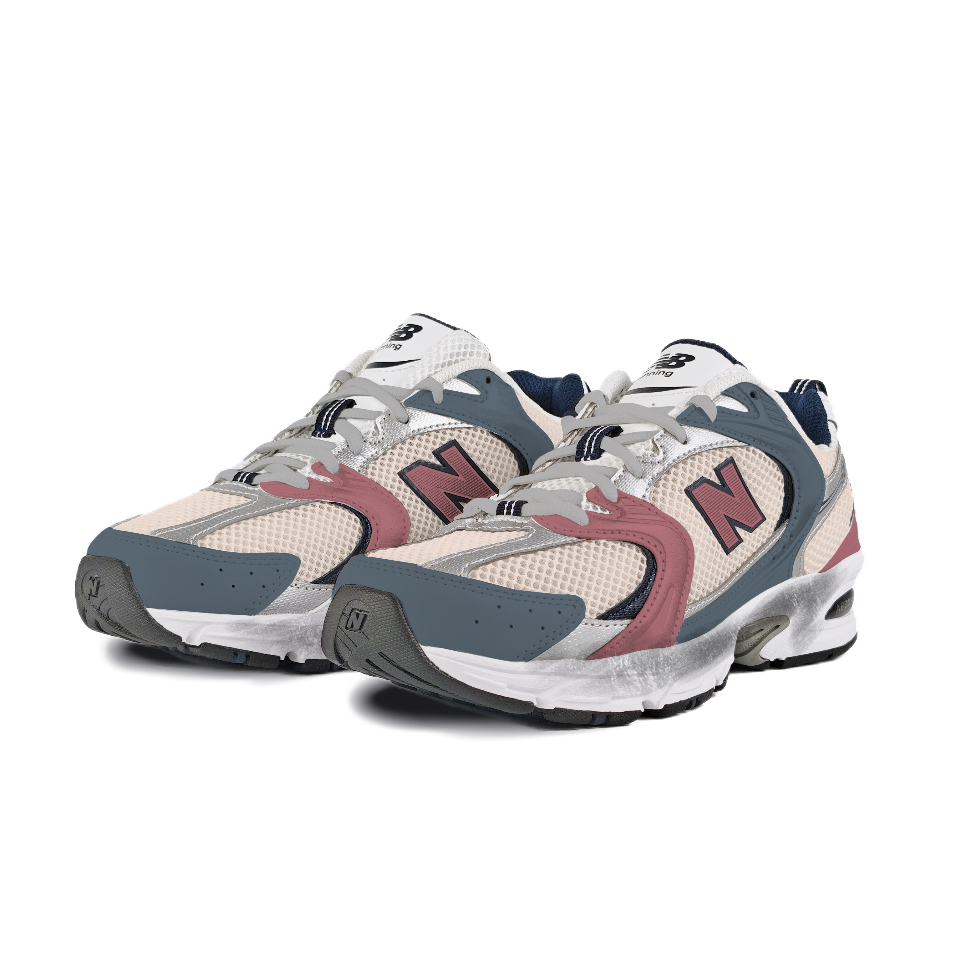 New Balance NB 530 Low top Running Shoes Unisex Red Beige