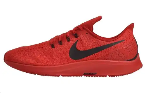 Nike Air Zoom Pegasus 35 lace-up non-slip wear-resistant low-top running shoes men's red and black