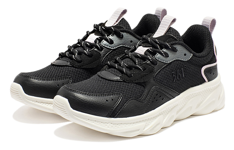 361° Breathable Mesh Low top Running Shoes Women’s Black Purple