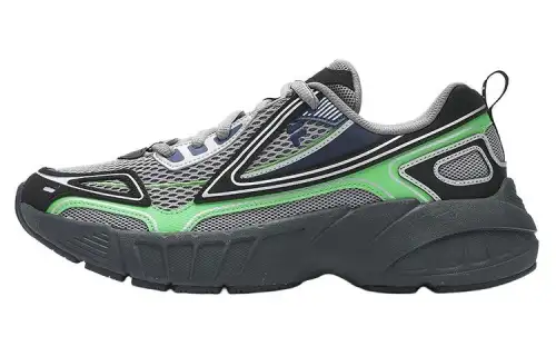 FILA FUSION Low top Casual Running Shoes Men's Gray Black