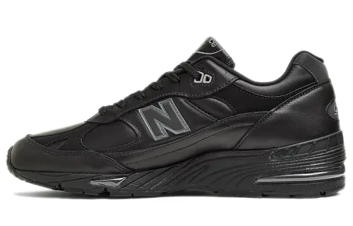 New Balance 991 MiUK Leather Black Grey