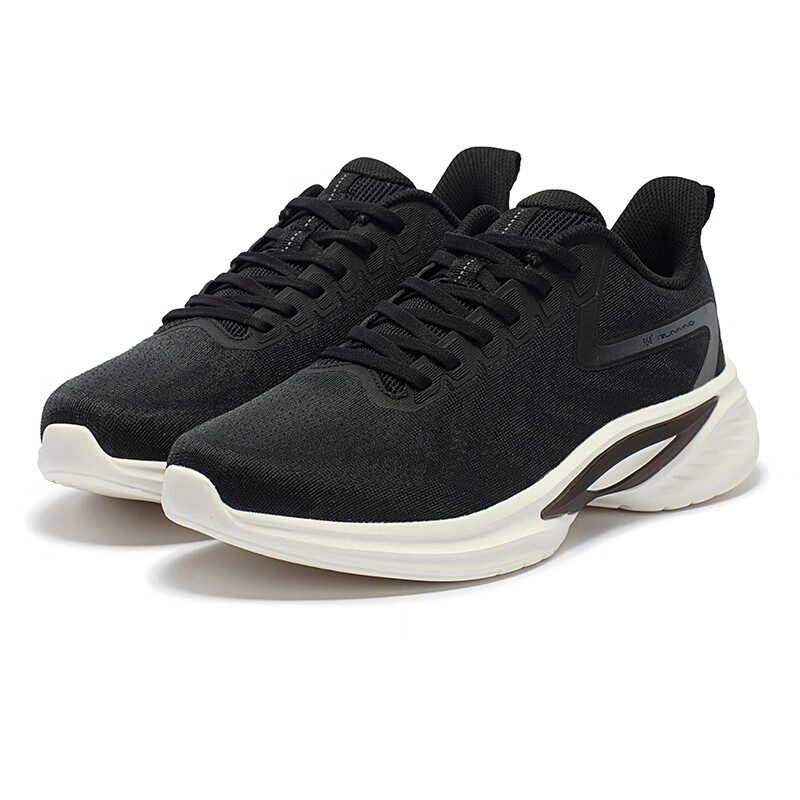 361° Abrasion Resistant Low top Running Shoes Men’s Black White