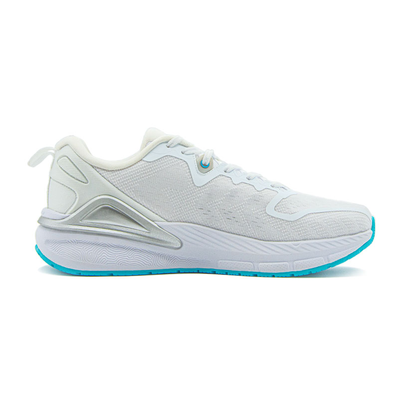 PEAK Cushioning Abrasion Resistant Cushioning, Wear Resistant Low top Casual Running Shoes Men’s White Blue