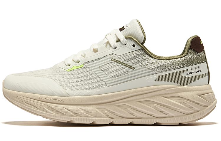Erke Lightweight Cushioning Low top Running Shoes Men’s Microcrystal White