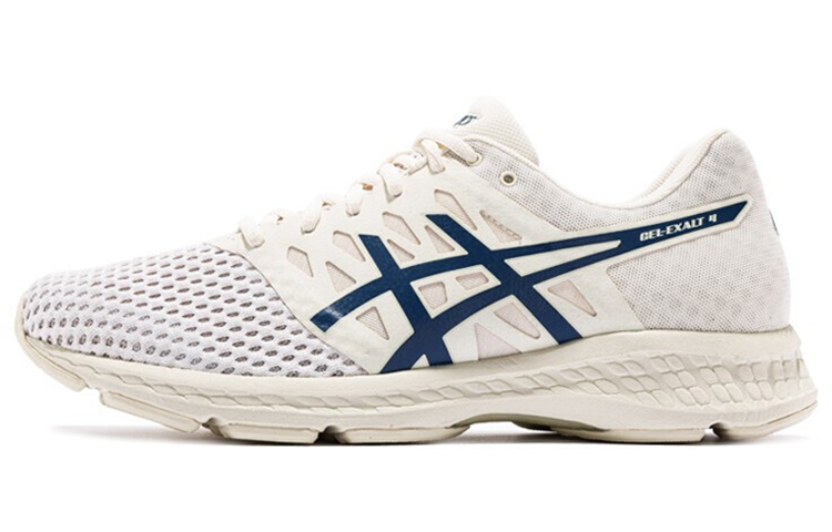 Asics Gel Exalt 4 Low top Running Shoes Men's Beige White Blue