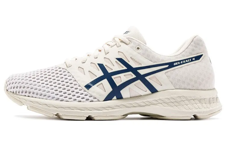 Asics Gel Exalt 4 Low top Running Shoes Men's Beige White Blue