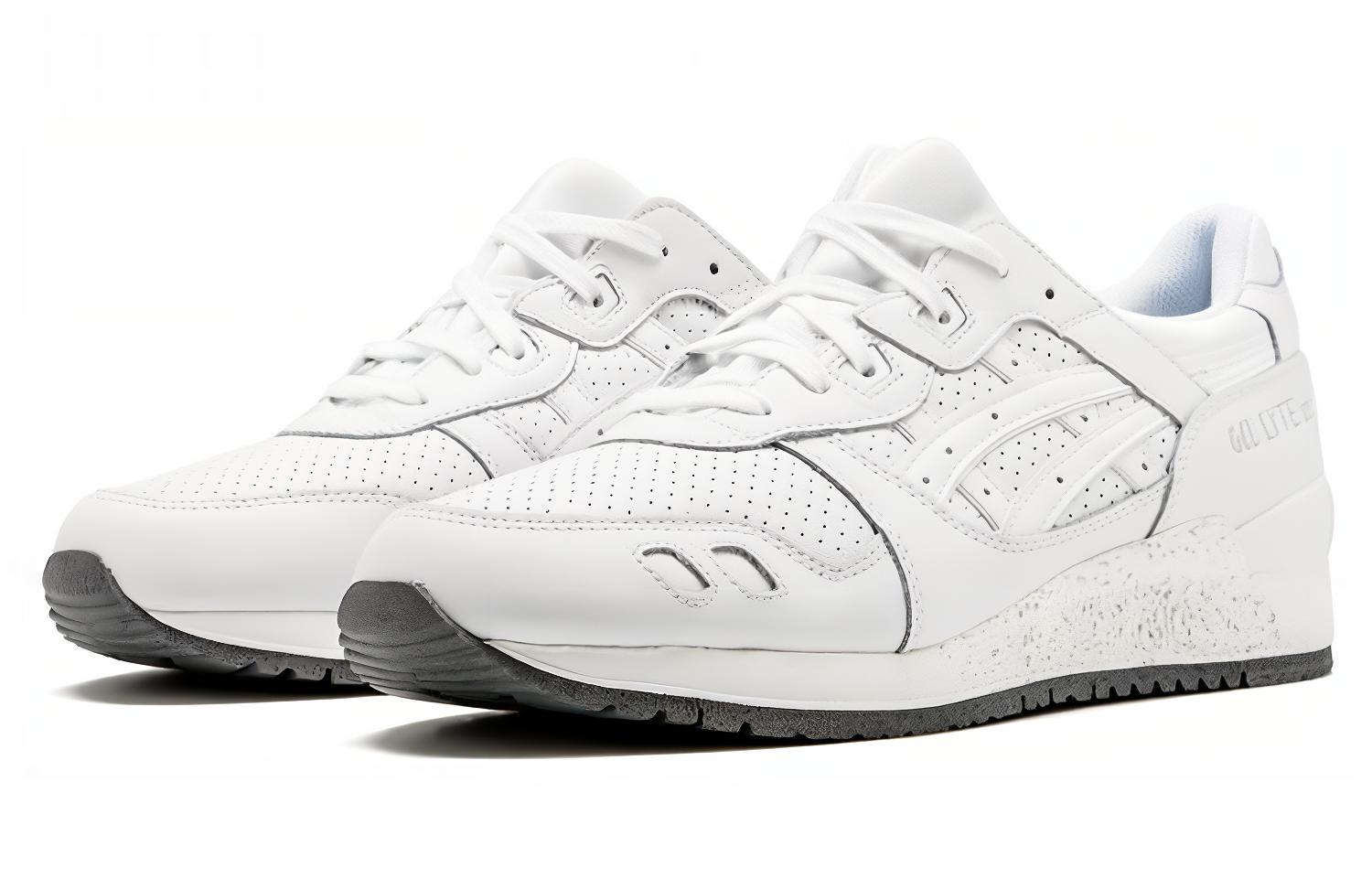 ASICS Gel Lyte 3 Casual Abrasion Resistant Breathable Low top Running Shoes Men’s White