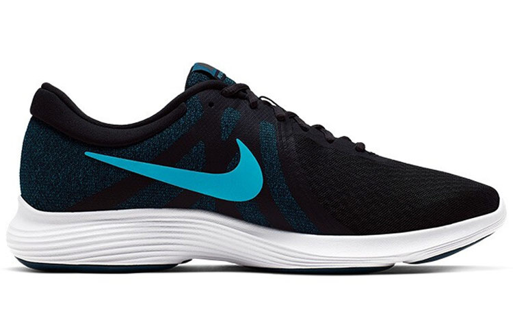 Мужские кроссовки Nike REVOLUTION 4 (черно-синий) — Чёрныйсиний — фото 2