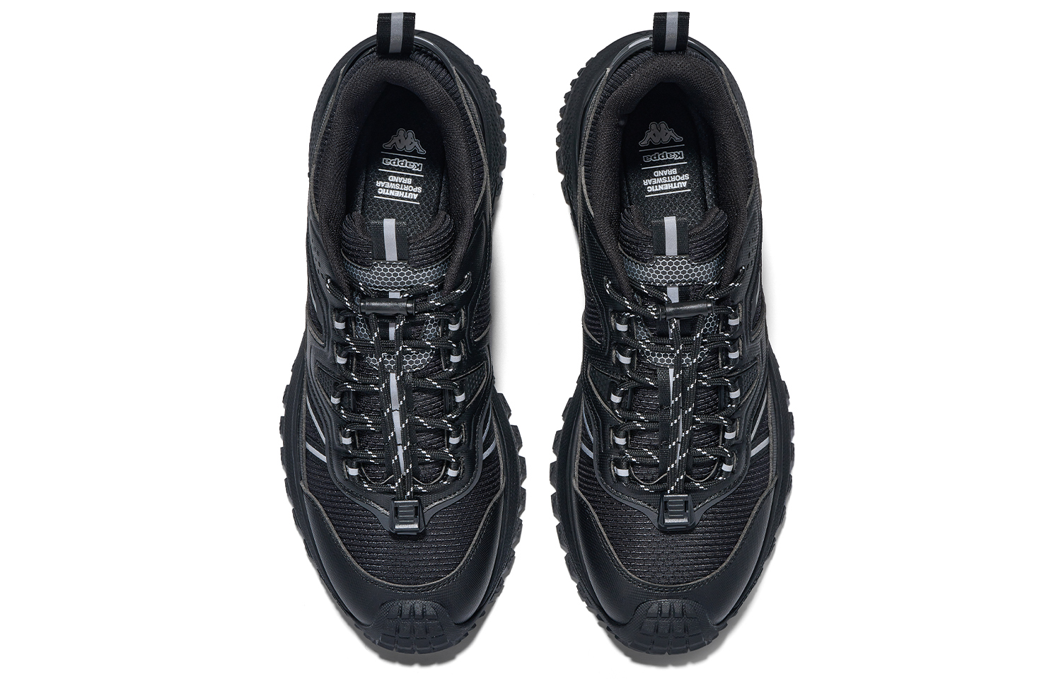 Kappa Slip Resistant Abrasion Resistant Low top Running Shoes Men’s Black