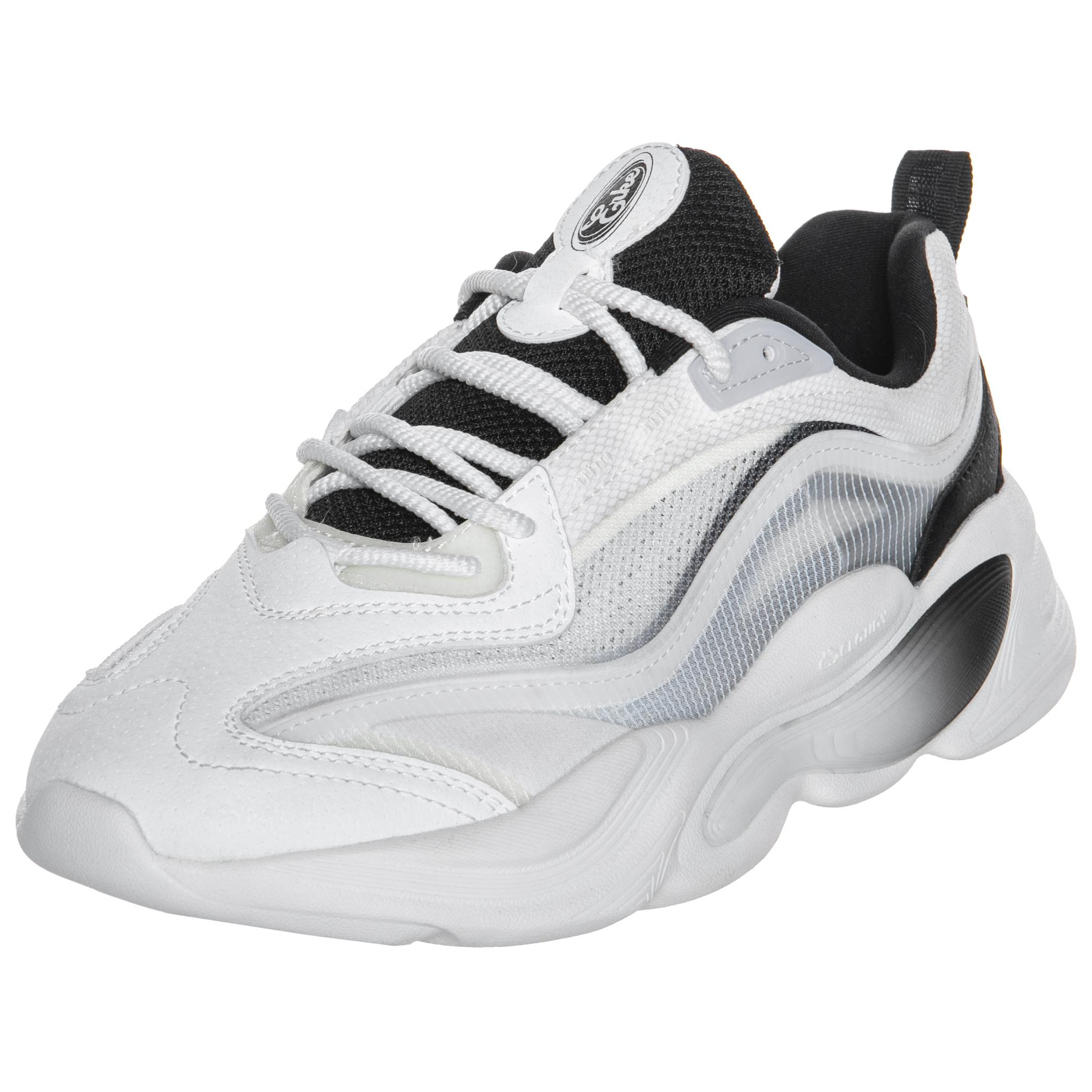 Erke Puffy 2.0 Cushioning, Wear Resistant Low top Running Shoes Women’s White Black
