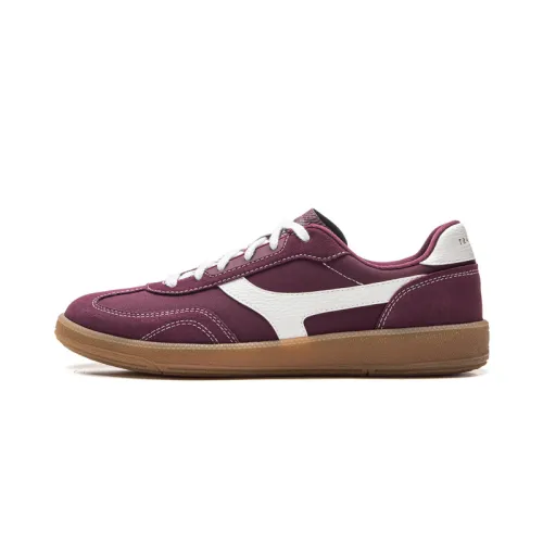Li Ning YUNCHUAN 2 Slip Resistant, Abrasion Resistant, Lightweight Low top German Army Trainers Men's Dark Red Purple