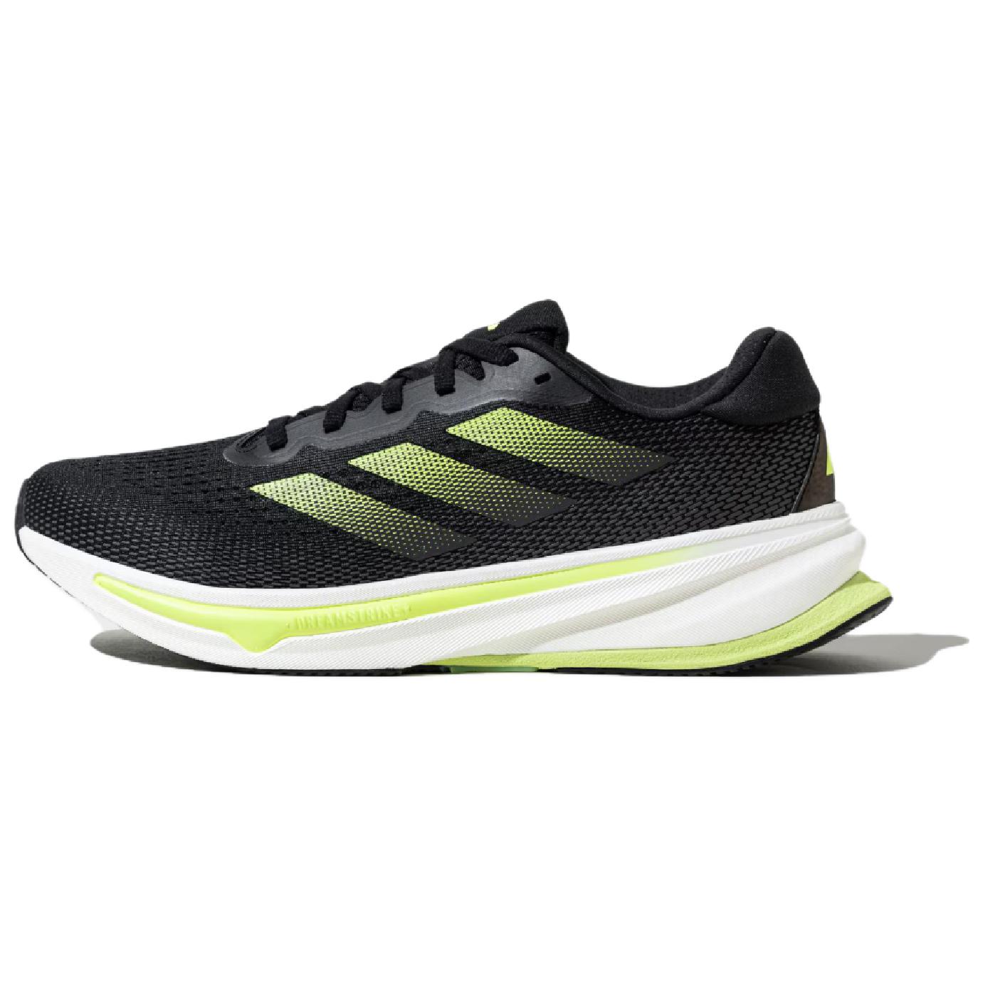 Adidas SUPERNOVA RISE Soft And Comfortable Rebound Low top Running Shoes Men’s Black