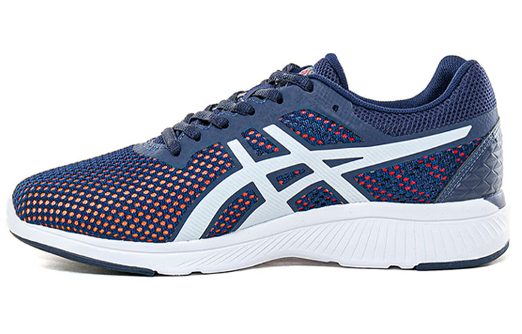 Asics Gel Evasio Comfortable Abrasion Resistant Low top Running Shoes Men's Blue White