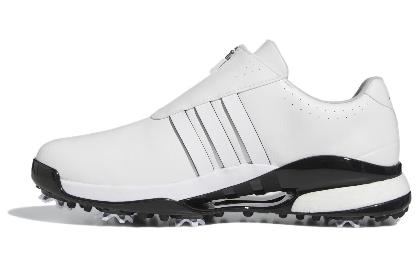 Adidas Tour360 24 Boa Boost Cushioning Abrasion Resistant Cushioning, Wear Resistant Low top Golf Shoes Men’s White