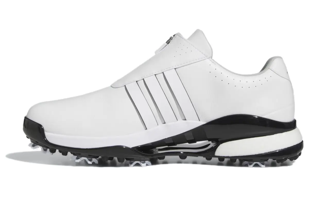 Adidas Tour360 24 Boa Boost Cushioning Abrasion Resistant Cushioning, Wear Resistant Low top Golf Shoes Men's White