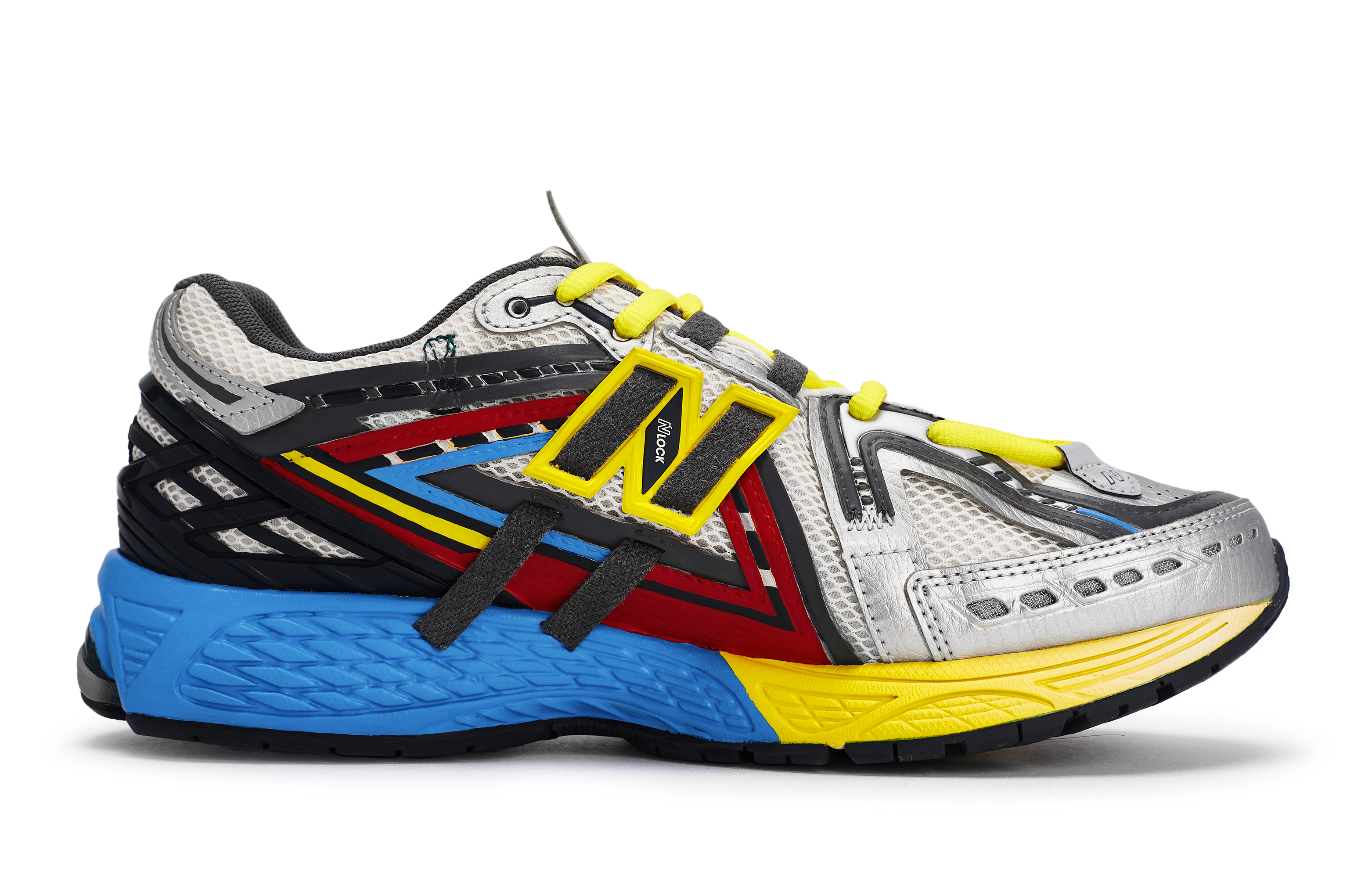 New Balance 1906 Abrasion Resistant Low top Running Shoes Men’s Gray Red Yellow Blue