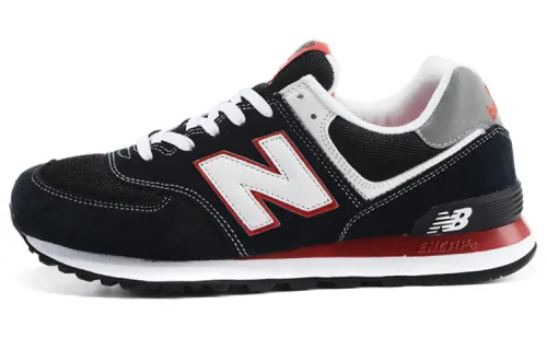 New Balance 574 Series Low Top Black/Red
