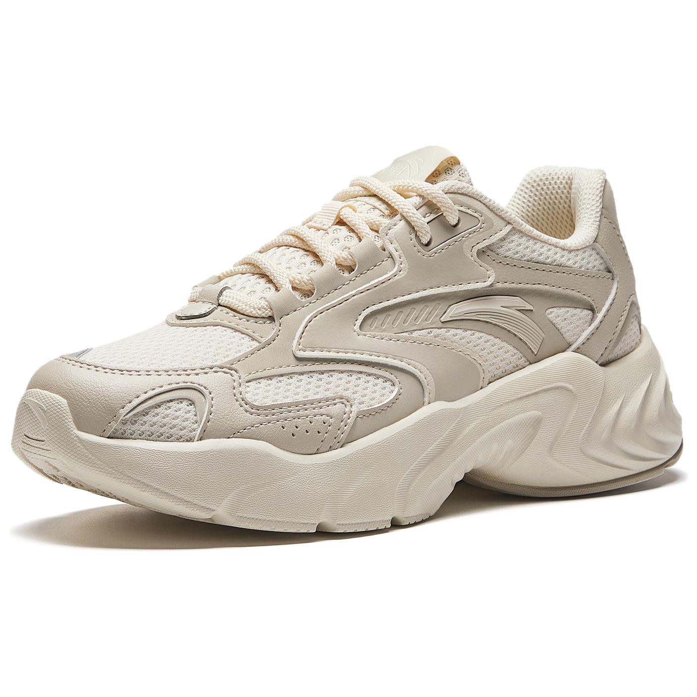 Anta Height Increasing Lightweight Height Increasing Lightweight Low top Running Shoes Women’s Beige