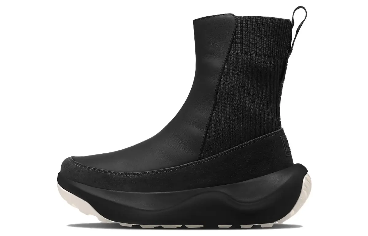 THE NORTH FACE Halseigh Knit Waterproof And Wear resistant Comfortable Knee High Outdoor Boots Flat Women's Black