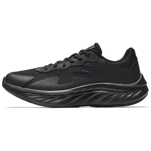 Anta Slip Resistant Abrasion Resistant Slip Resistant Abrasion Resistant Low top Casual Running Shoes Men's Black