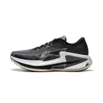 Li Ning Cushioning Slip Resistant Abrasion Resistant Breathable Low top Running Shoes Men's Black White