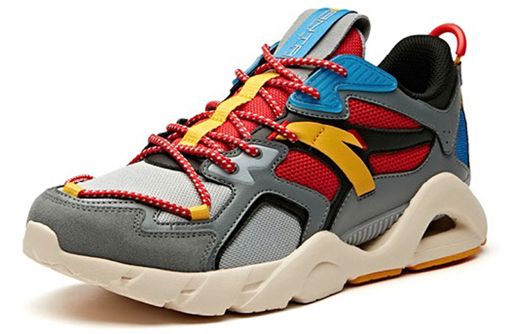 Anta Comfortable Balance Lightweight Balance Lightweight Low top Running Shoes Men’s Gray Red