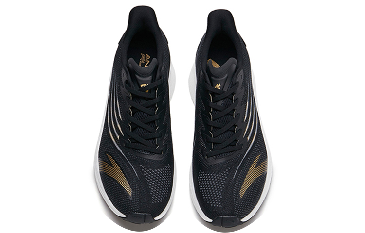 Anta MACH 2.0 Nitrogen Technology Professional Abrasion Resistant Breathable Low top Running Shoes Men’s Black