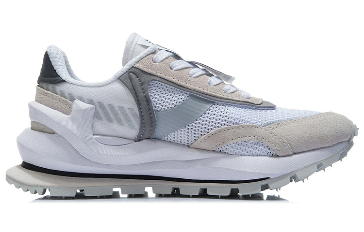 Li Ning Running Shoes Women’s Low Top Standard White/White Sand Gray/Shadow Gray