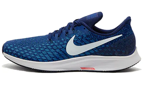 Nike Pegasus 35 lace-up non-slip lightweight low-top running shoes men's blue
