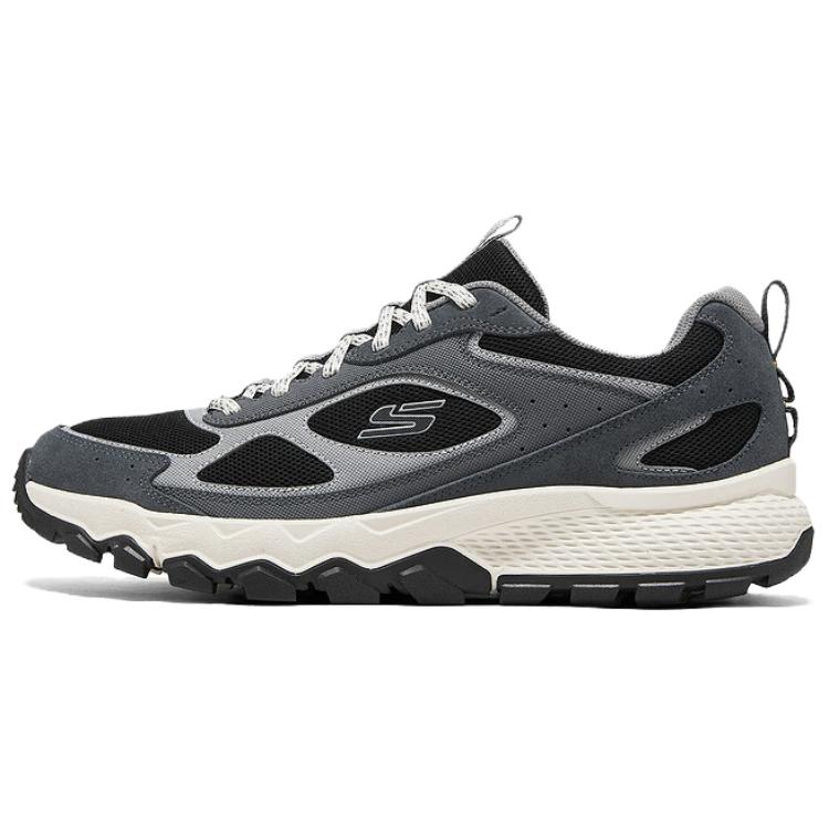 Skechers OUTDOOR MENS Comfortable Abrasion Resistant Low top Outdoor Shoes Men’s Gray Black