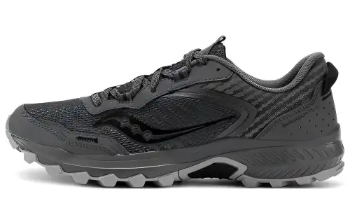 Saucony Excurison Hiking Comfortable Textile, Synthetic Leather Cushioning Slip Resistant Abrasion Resistant Low top