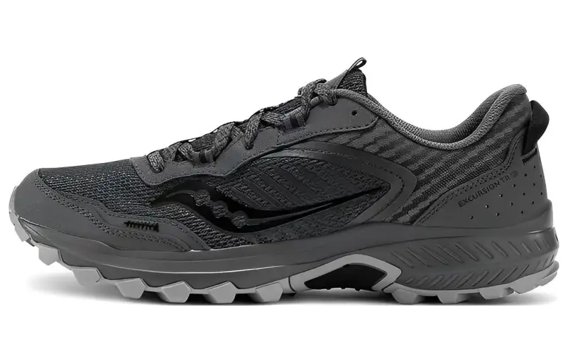 Saucony Excurison Hiking Comfortable Textile, Synthetic Leather Cushioning Slip Resistant Abrasion Resistant Low top