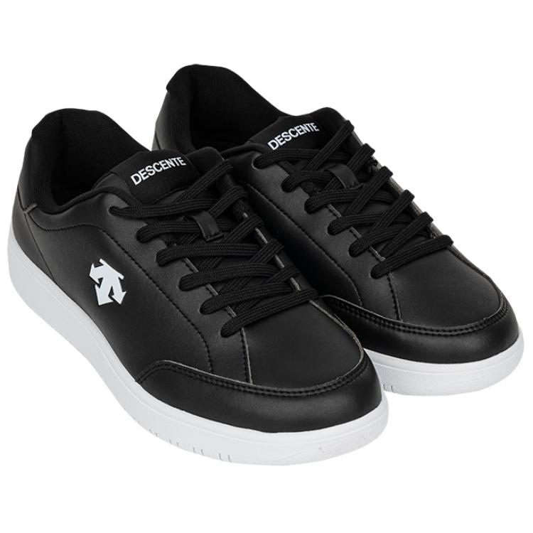 DESCENTE Slip Resistant Abrasion Resistant Low top Casual Running Shoes Unisex Black
