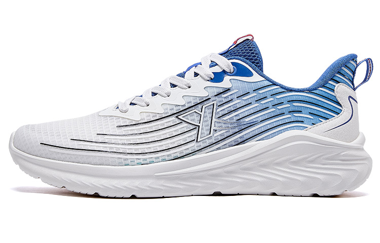 XTEP Abrasion Resistant, Breathable, Lightweight Low top Running Shoes Men’s Blue White