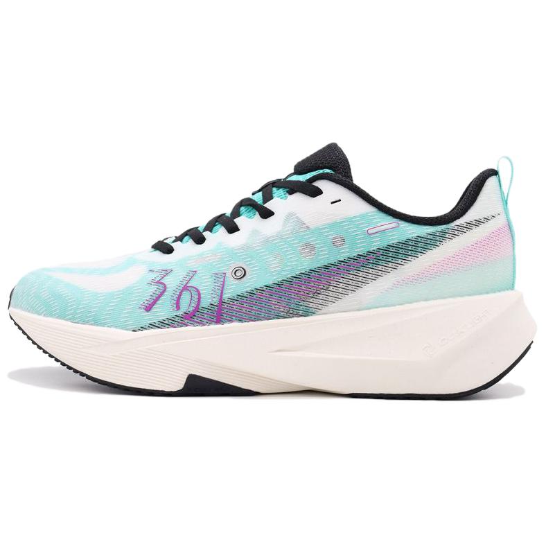 361° Ling Bee Slip Resistant Abrasion Resistant Low top Casual Running Shoes Men’s Blue White Purple